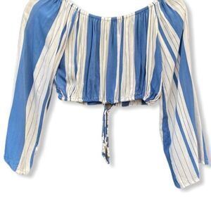 Faithfull the Brand Striped Crop Top